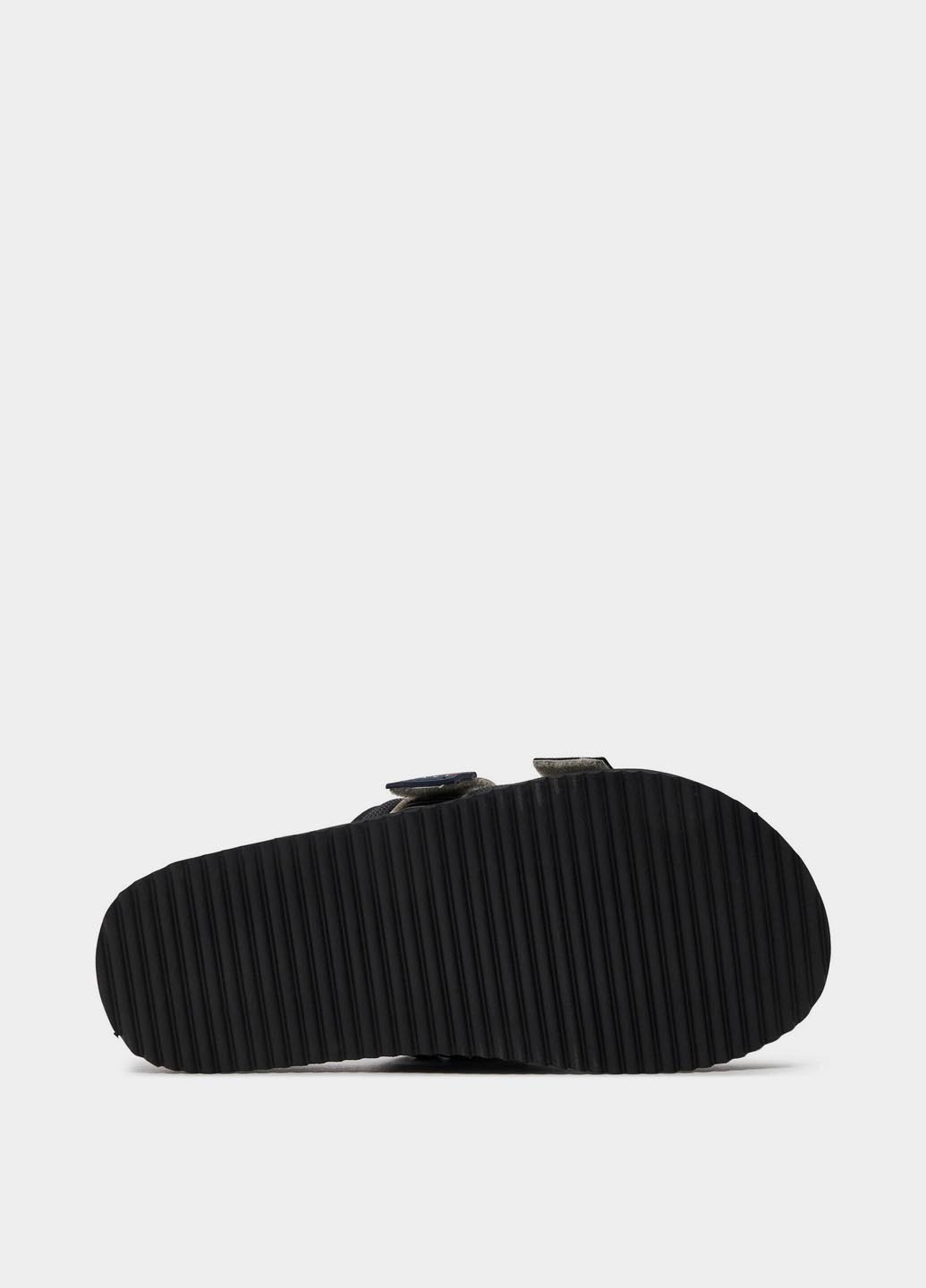 Черные кэжуал шлепанцы Tommy Hilfiger