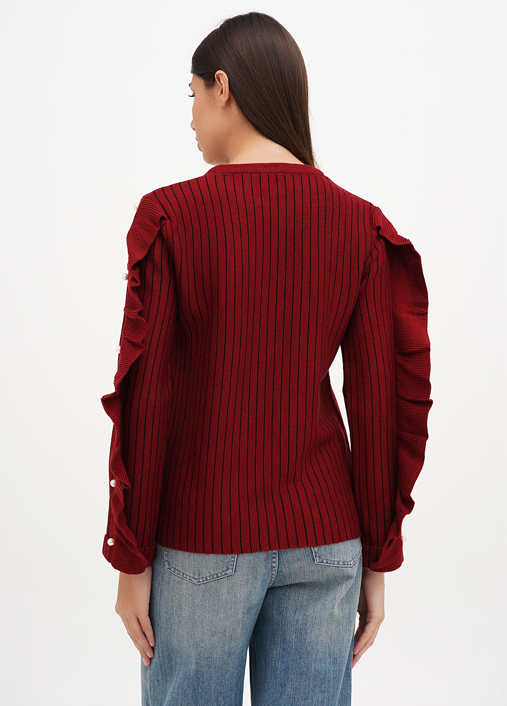 Бордовий демісезонний джемпер джемпер Sassofono