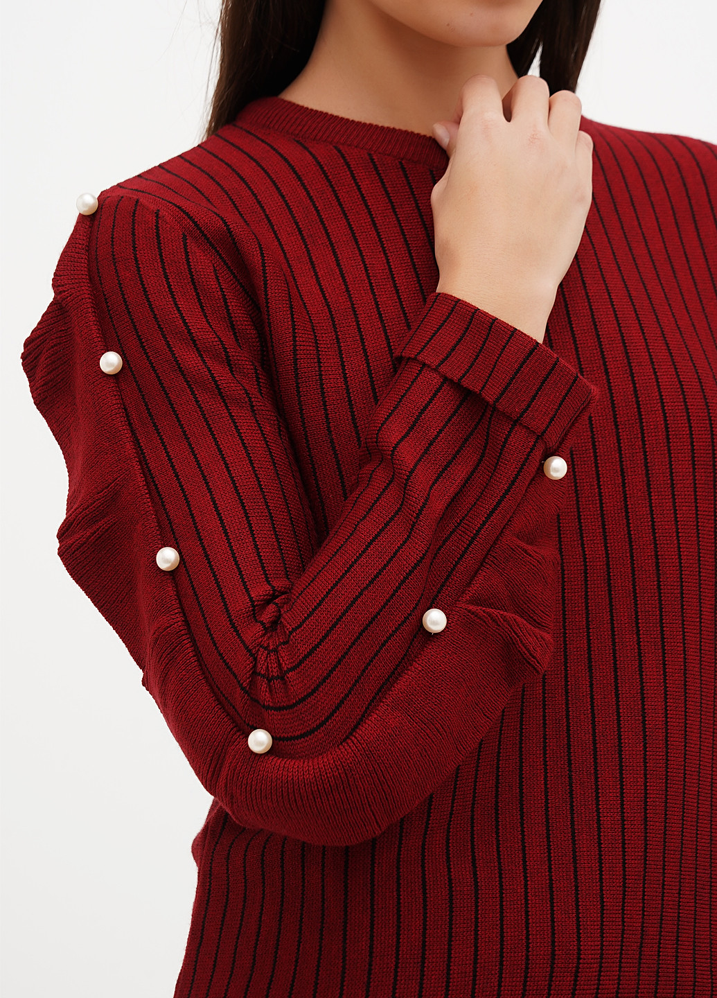 Бордовий демісезонний джемпер джемпер Sassofono