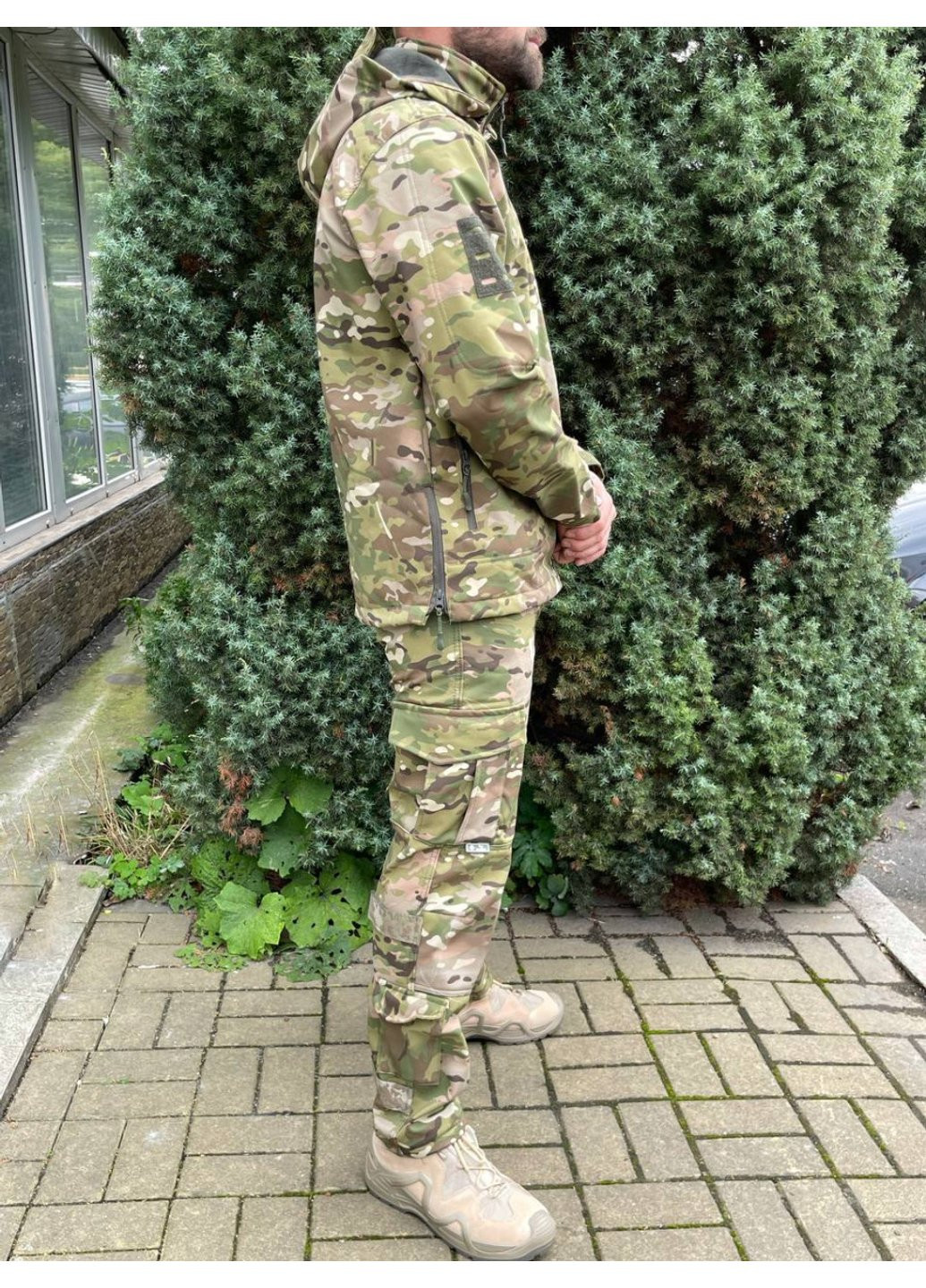 Оливковый (хаки) демисезонный мужской армейский костюм тактическая форма на флисе мультикам турция всу (зсу) l 8656 хаки Power