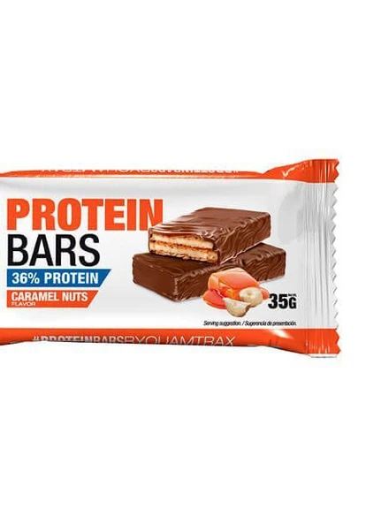 Протеиновый батончик Wafer Protein Bars 36% 35g (Caramel - Nut) Quamtrax (254401006)