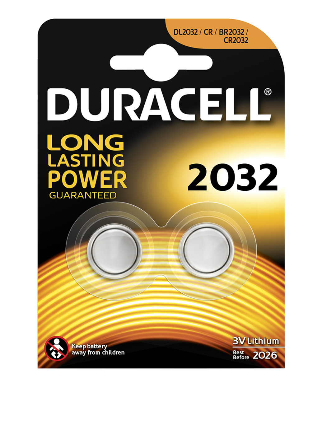 Батарейки литиевые (2 шт.) Duracell (89547296)