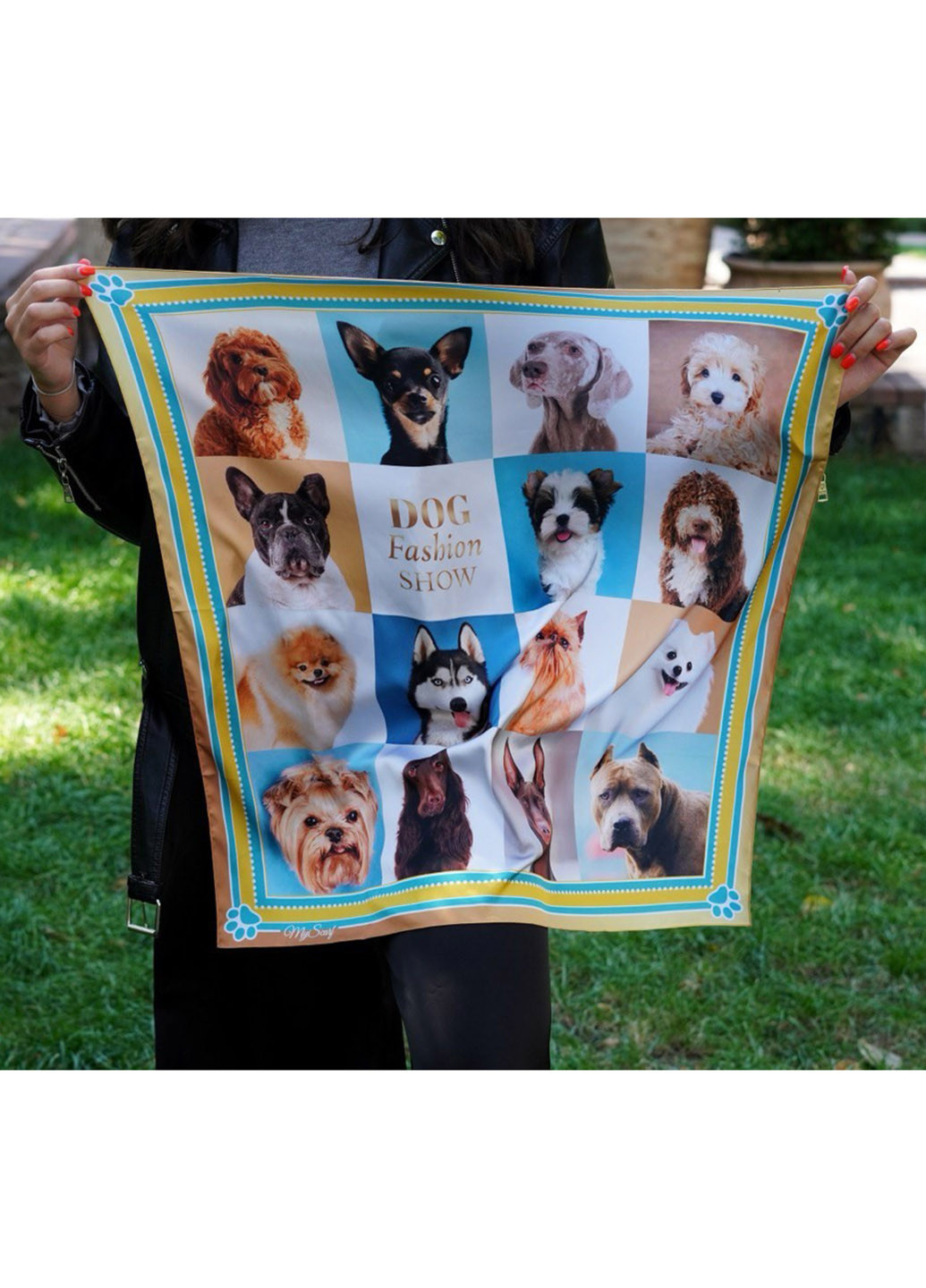 Платок, 70х70 см My Scarf (368110879)