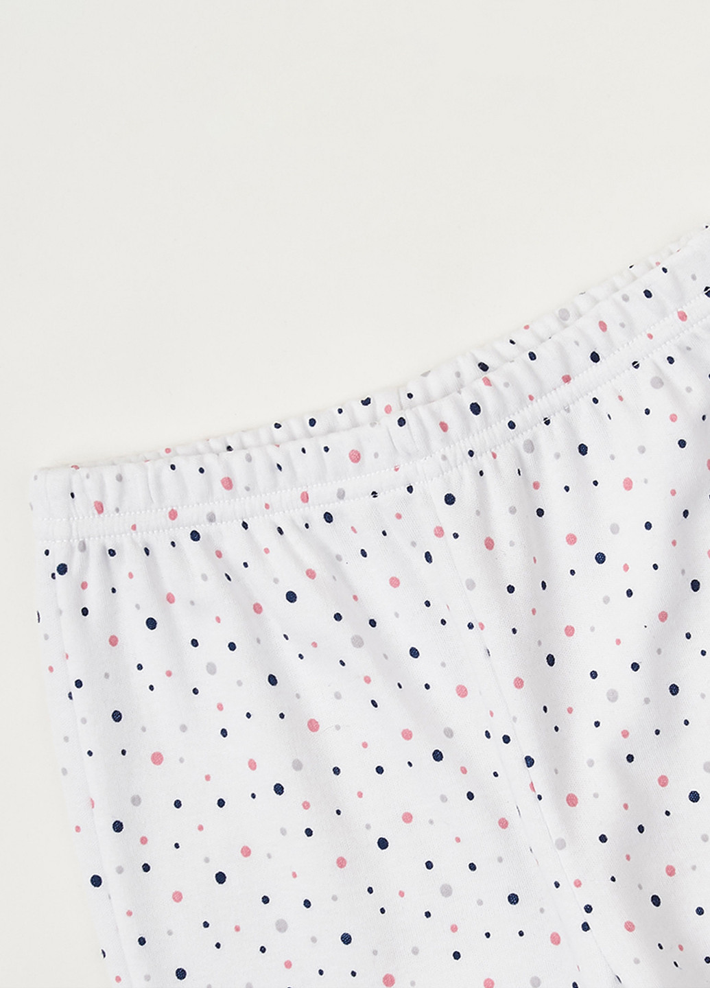 Біла всесезон піжама (лонгслів, штани) лонгслів + брюки KRAKO