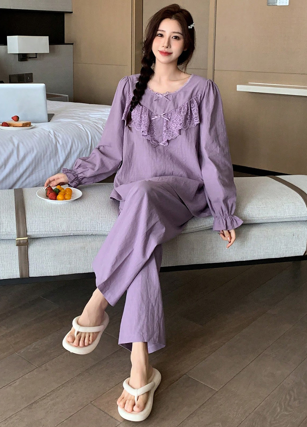 Бузкова всесезон піжама (сорочка, штани) сорочка + брюки SHEIN