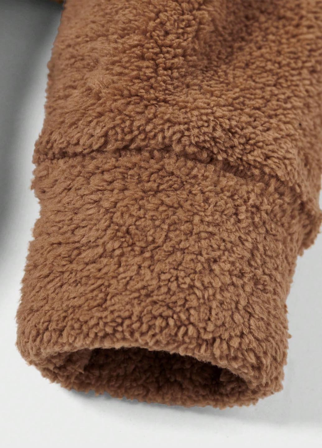 Коричнева демісезонна куртка SHEIN