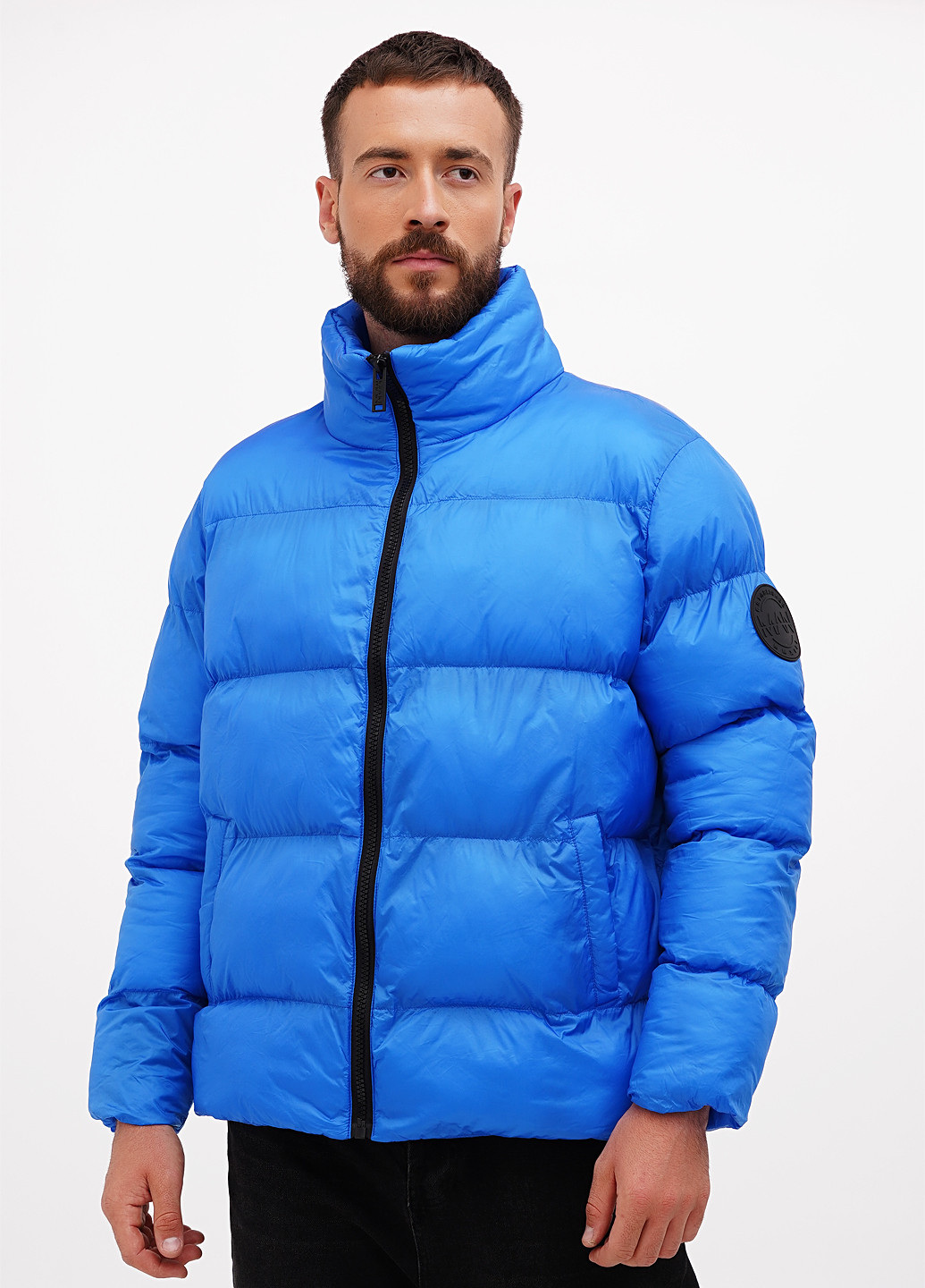 Синяя демисезонная куртка Boohoo