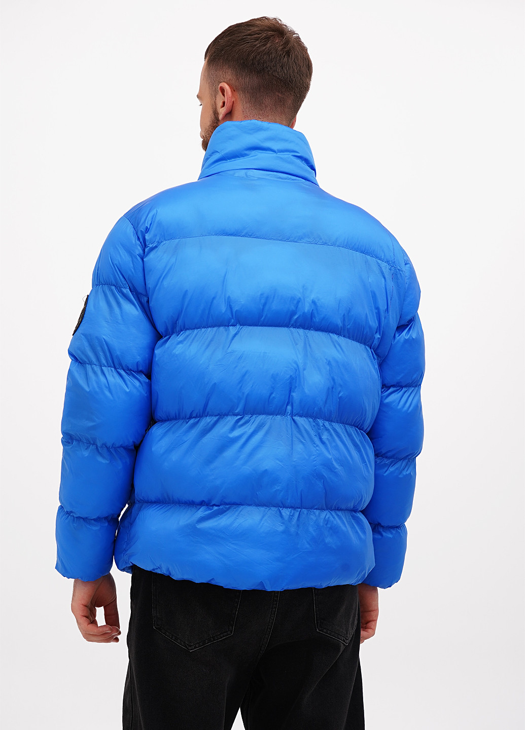 Синяя демисезонная куртка Boohoo