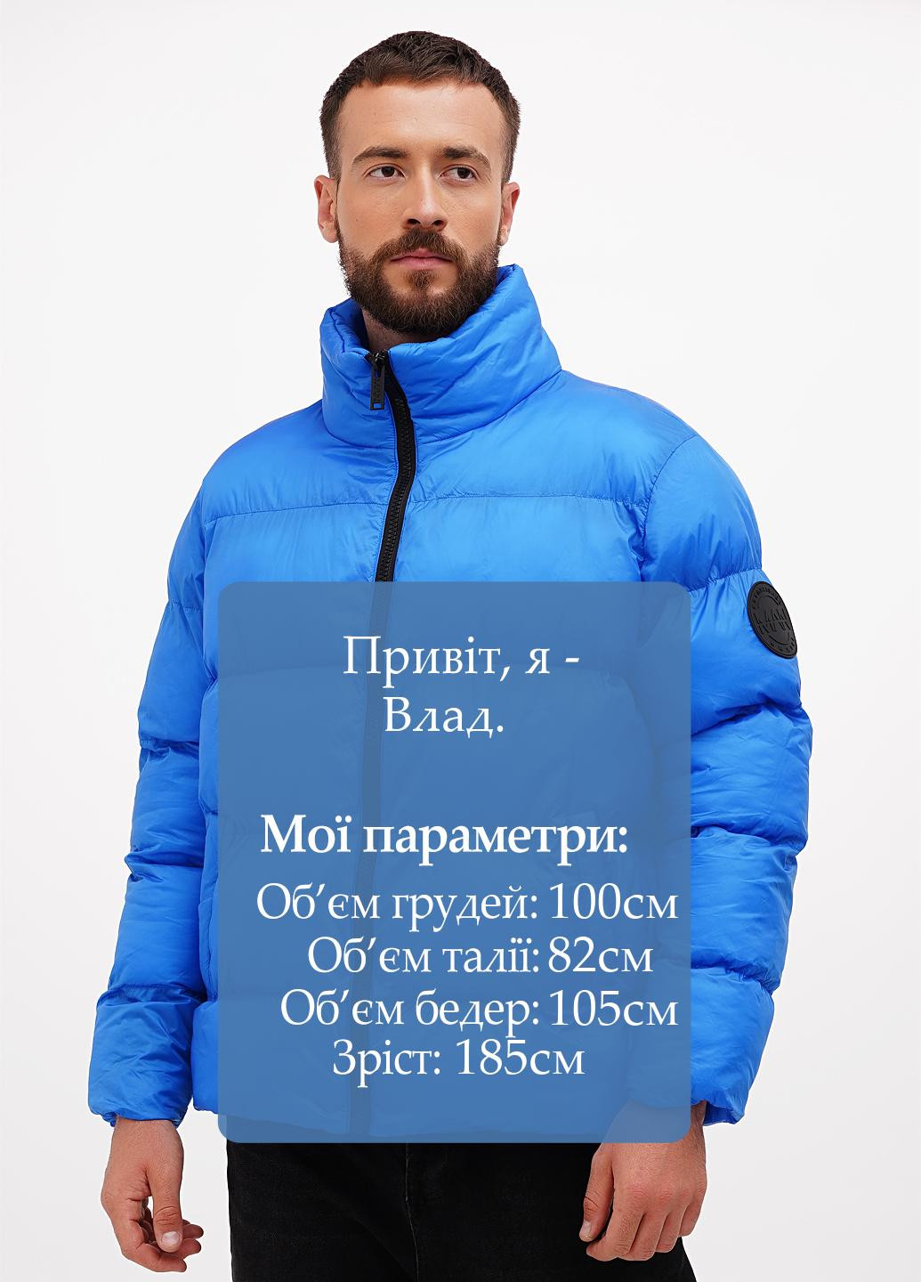 Синяя демисезонная куртка Boohoo