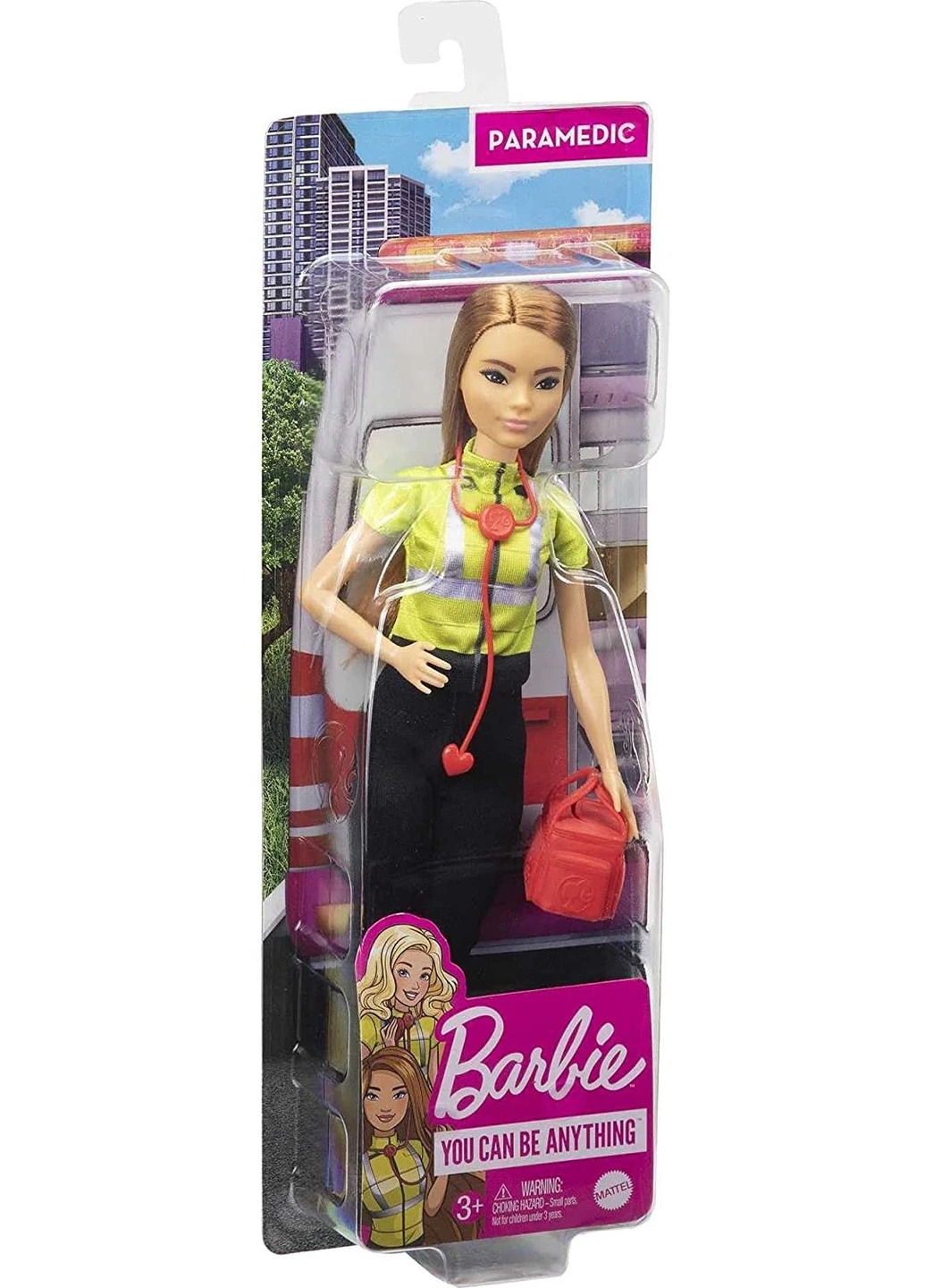 Кукла Barbie Paramedic из серии You can be Anything Барби Фельдшер (GYT28) Mattel (255664968)