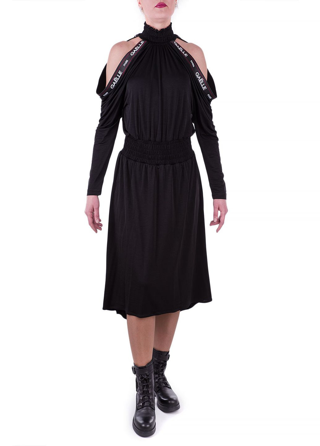 Чорна кежуал сукня Gaelle