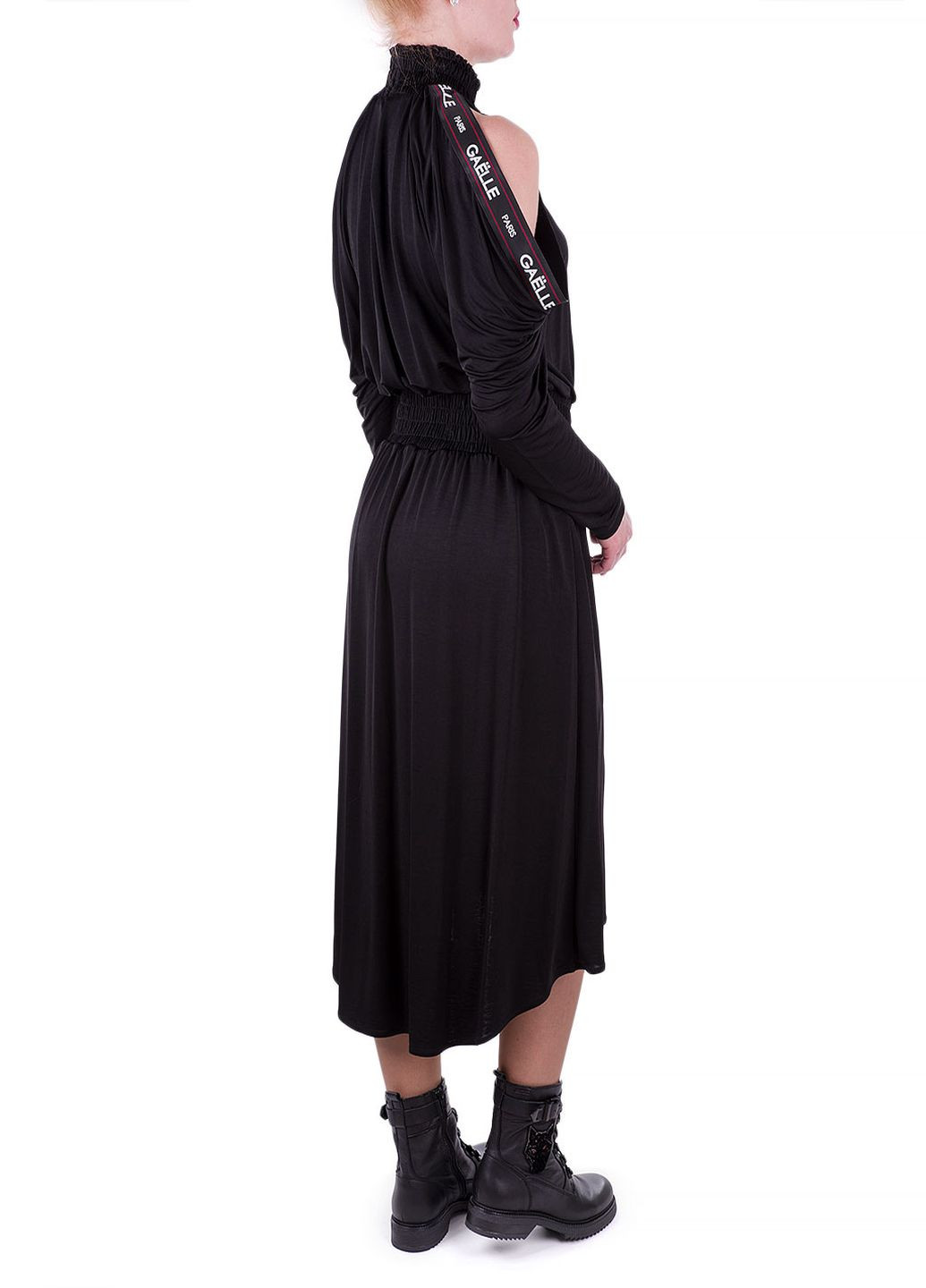 Черное кэжуал платье Gaelle