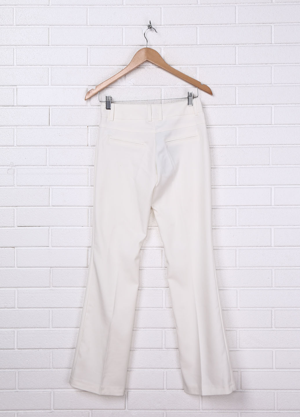Белые кэжуал летние прямые брюки Vero Moda
