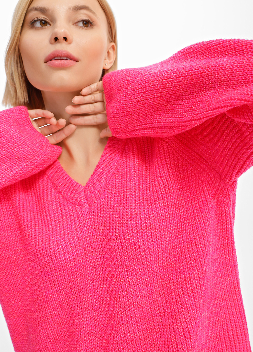 Малиновий демісезонний пуловер пуловер Sewel