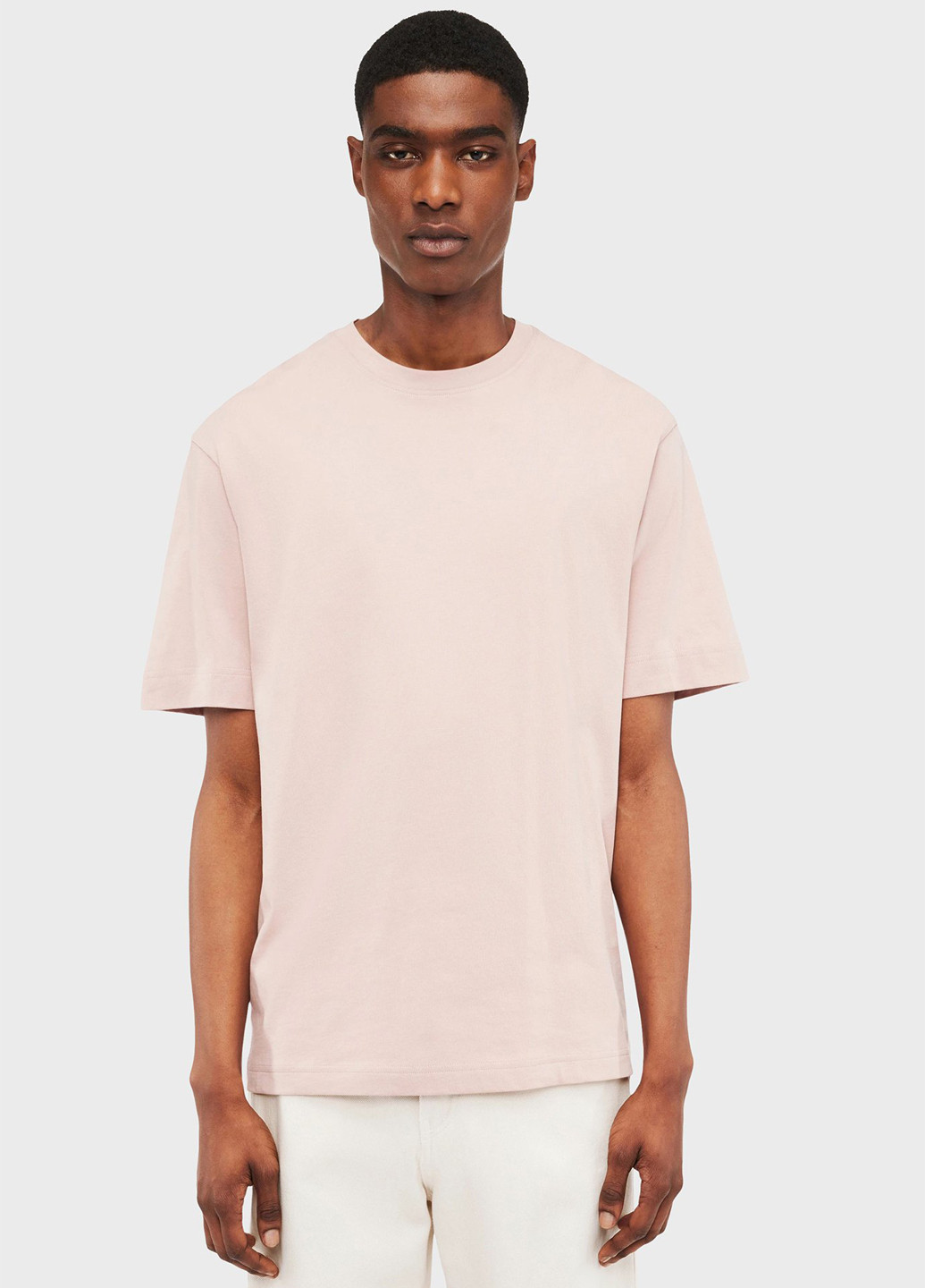 Светло-розовая футболка Drykorn