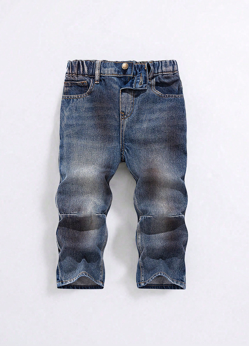 Синие демисезонные джинсы SHEIN