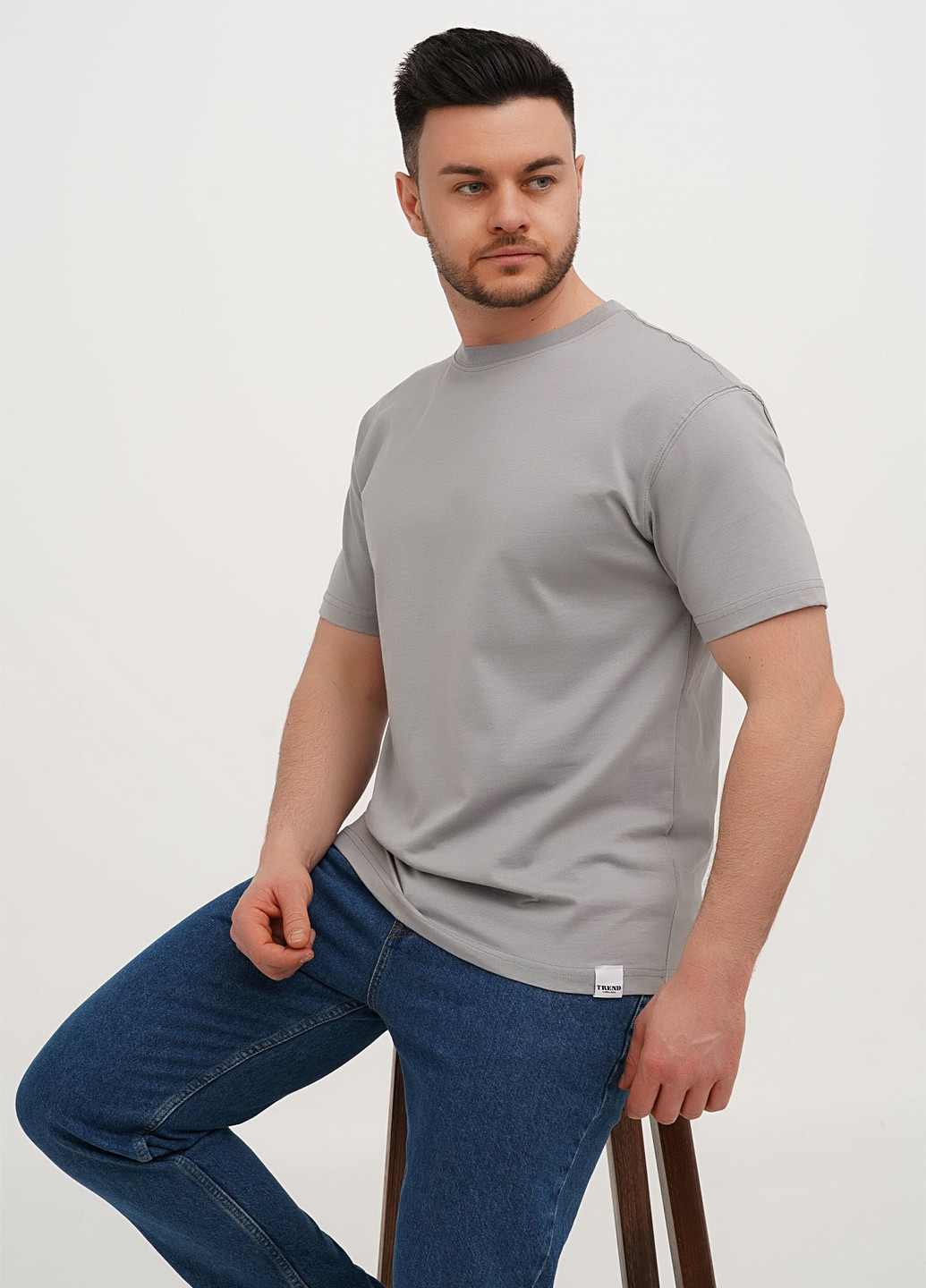 Серая футболка Trend Collection