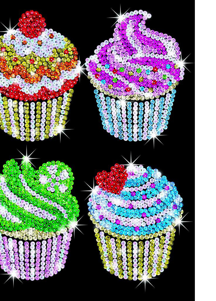 Набір для творчості BLUE Cupcakes (SA1130) Sequin Art (202374494)