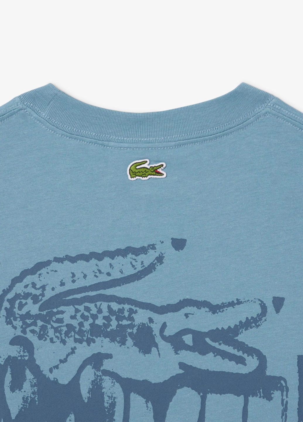 Темно-синяя футболка Lacoste