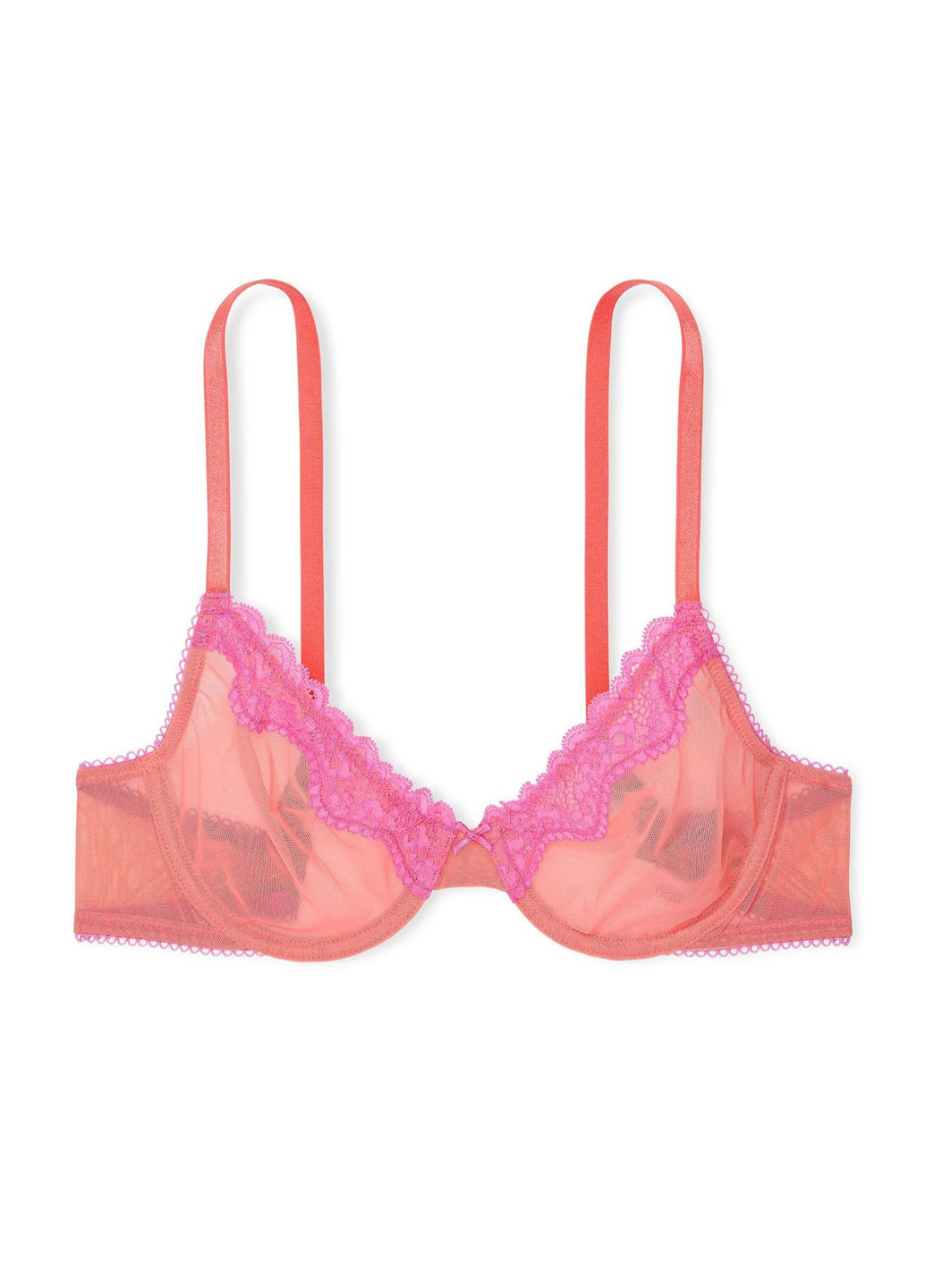 Оранжевый демисезонный комплект (бюстгальтер, трусики) Victoria's Secret