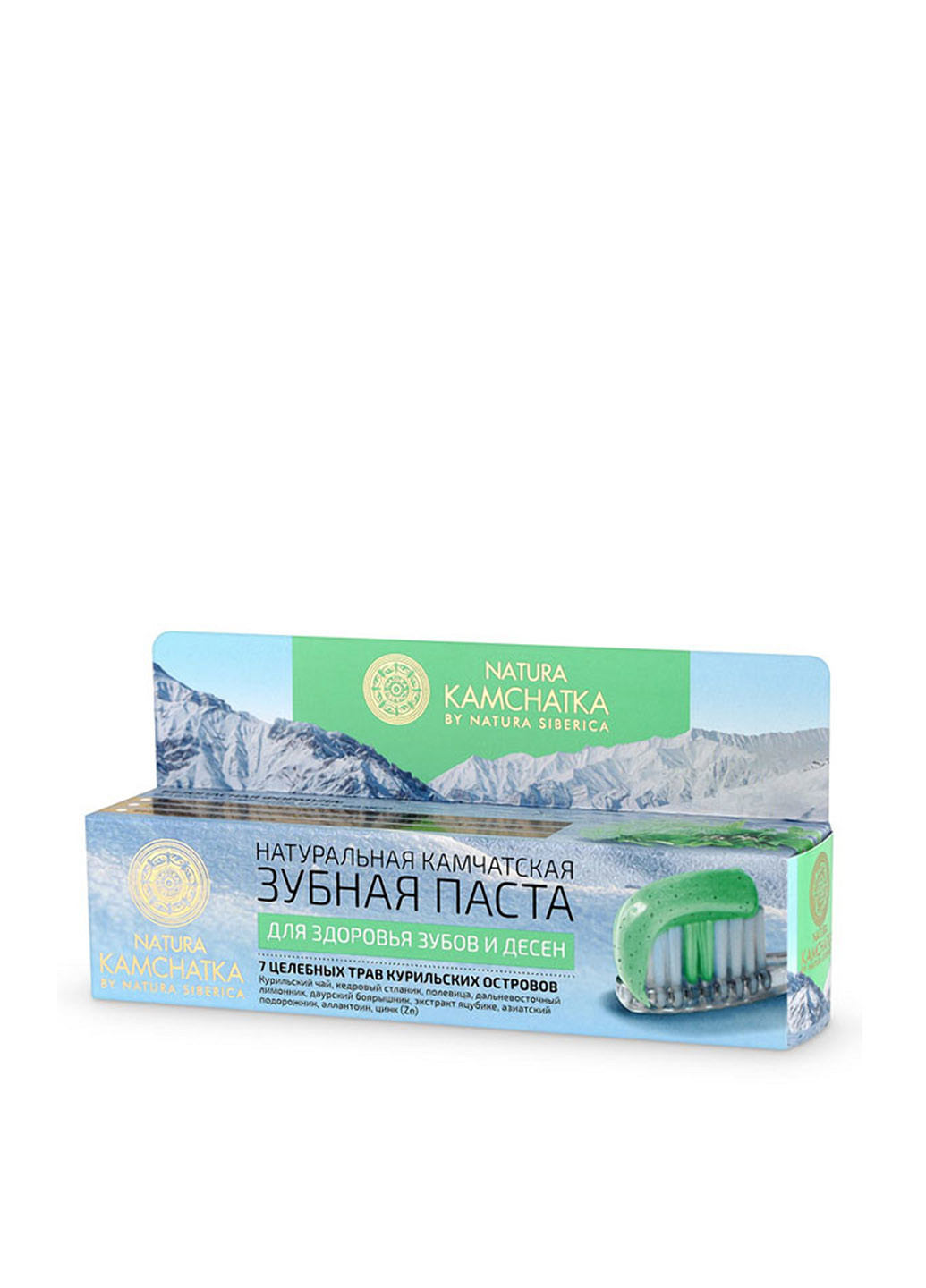 Зубная паста Здоровье зубов и десен, 100 мл Natura Kamchatka (100118197)