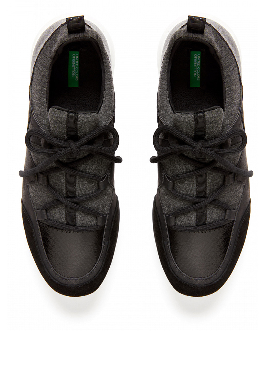 Черные демисезонные кроссовки United Colors of Benetton