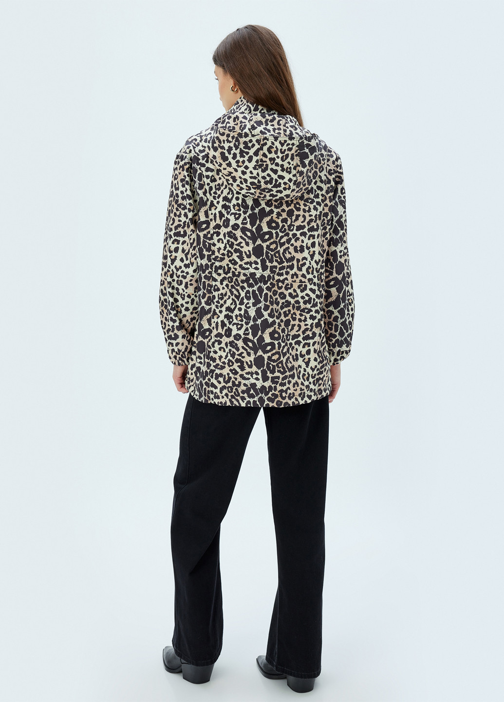 Коричневая демисезонная куртка KOTON