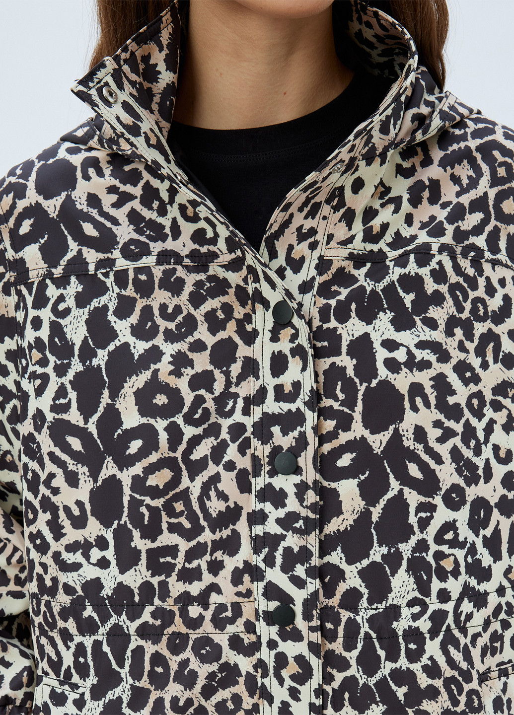 Коричневая демисезонная куртка KOTON