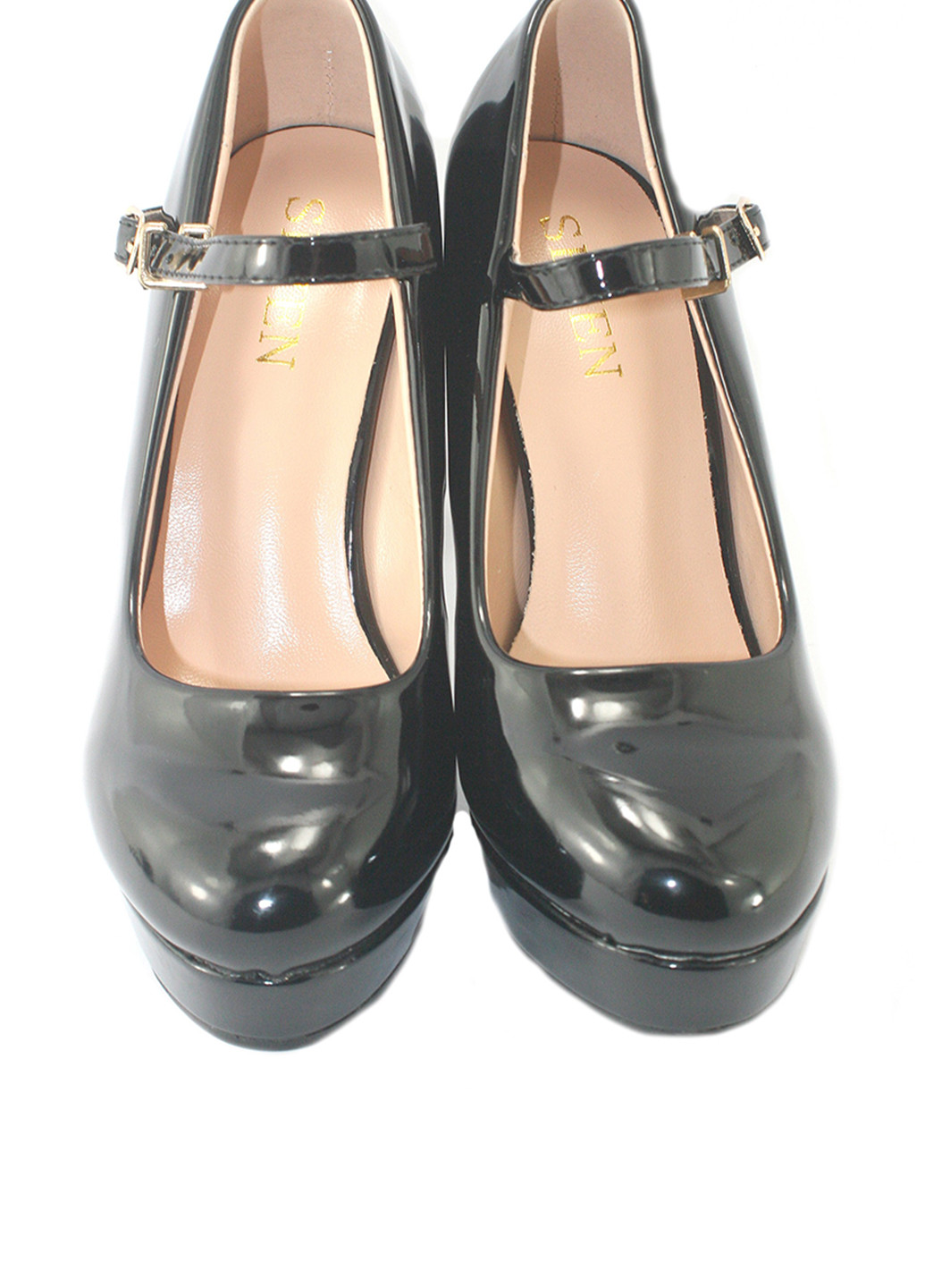 No Brand Туфлі мері джейн чорний з штучна шкіра, — літо (321828286)