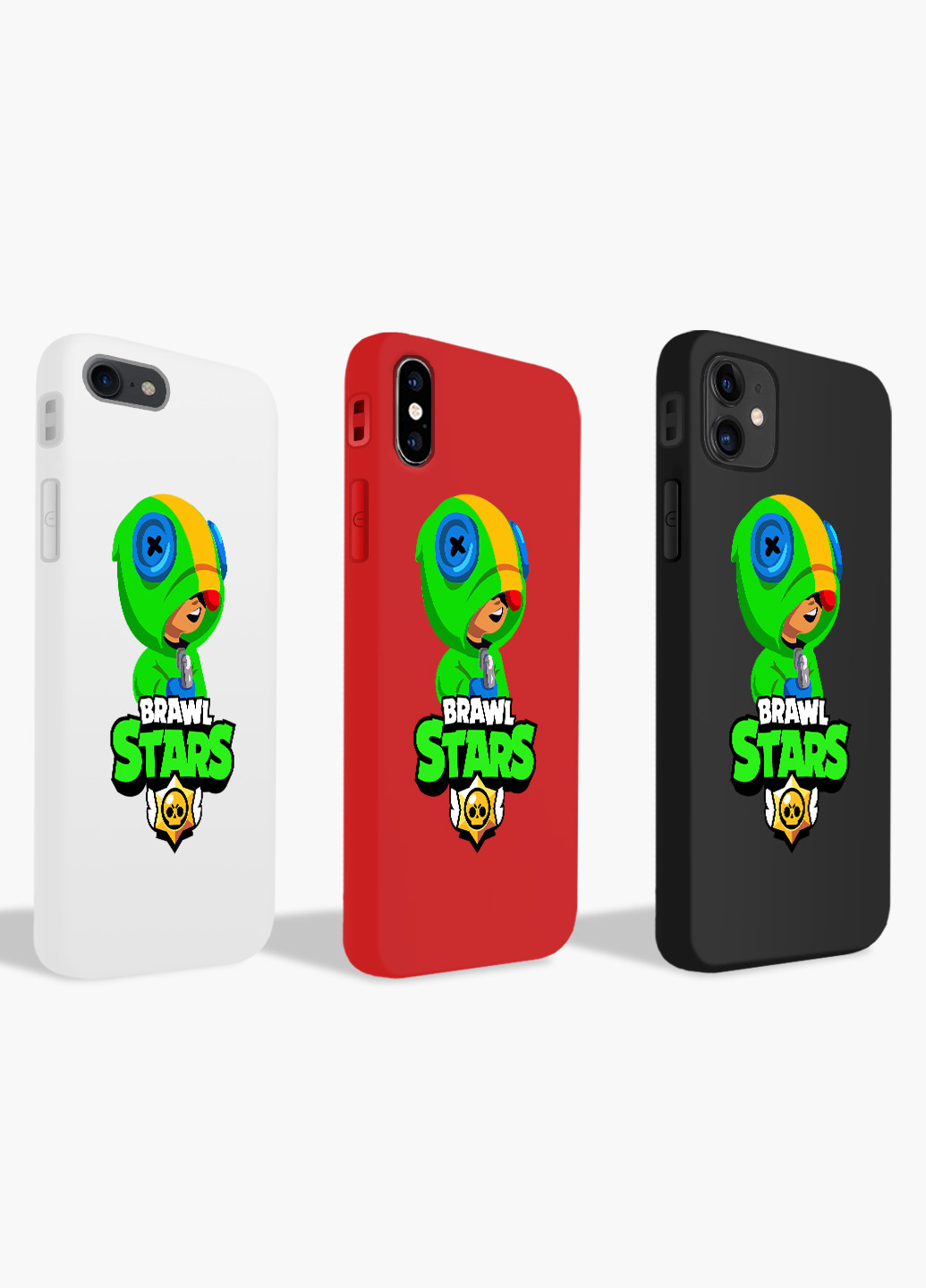Чохол силіконовий Apple Iphone 6 Леон Бравл Старс (Leon Brawl Stars) (6937-1015) MobiPrint (219284116)