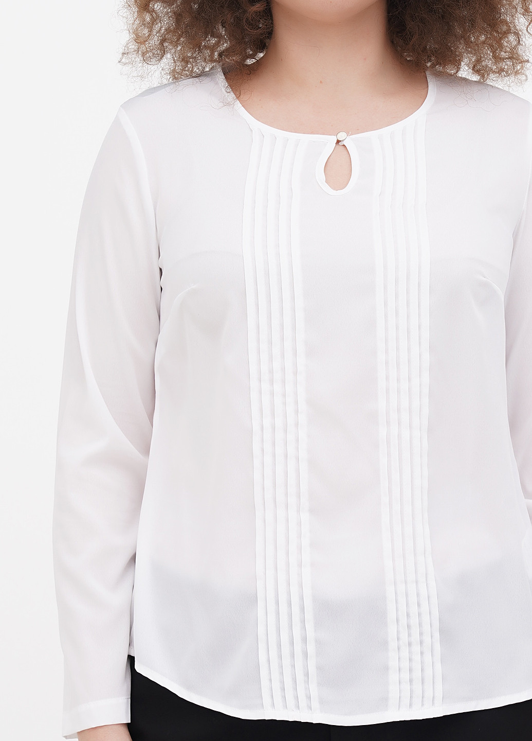 Біла демісезонна блузка Minus