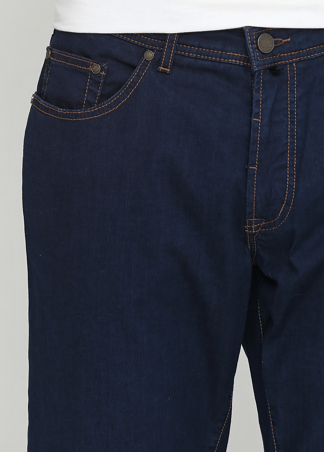 Темно-синие демисезонные прямые джинсы Westbury
