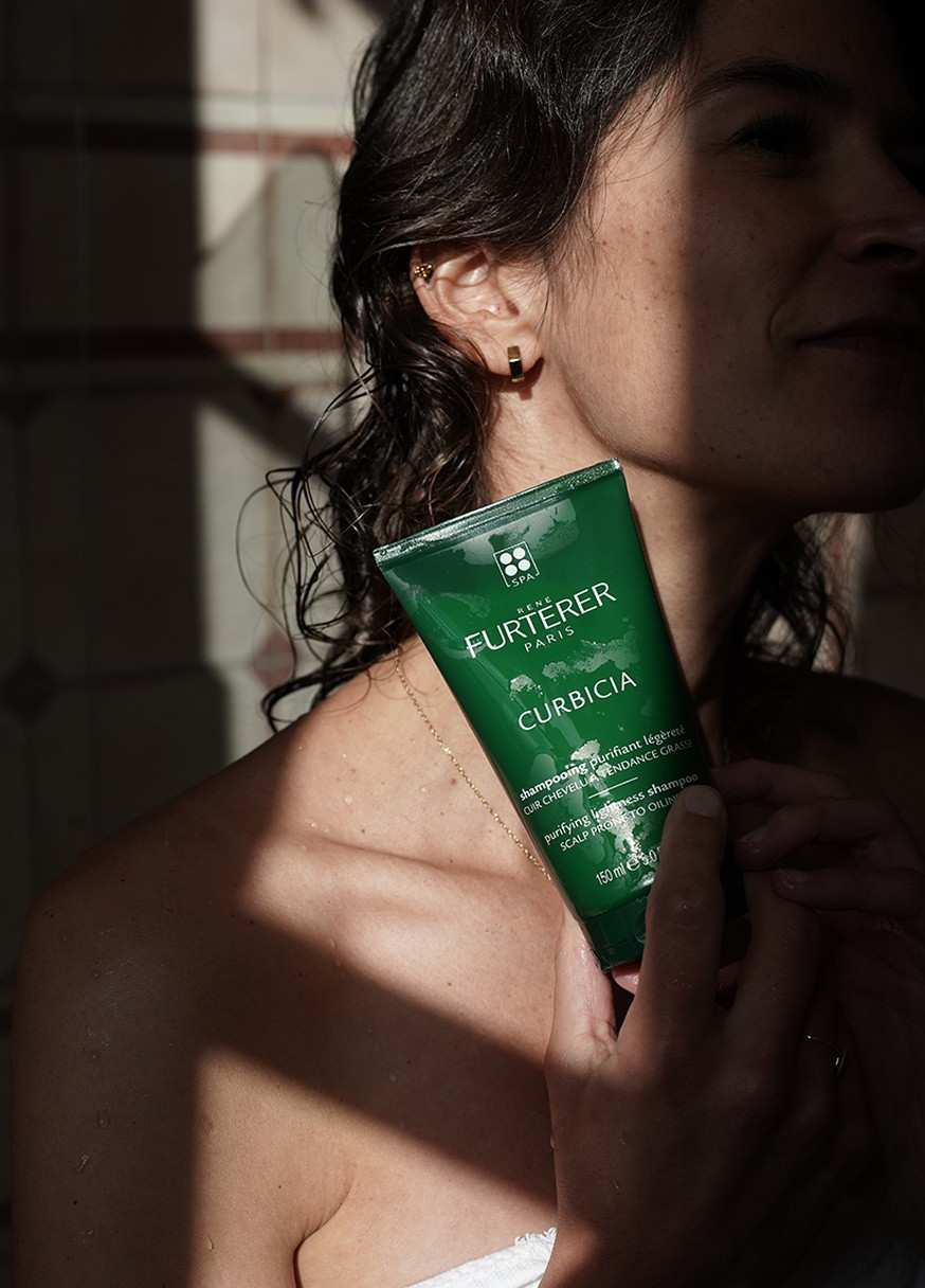 Curbicia Легкий шампунь для склонной к жирности кожи головы 150 мл Rene Furterer (255289945)