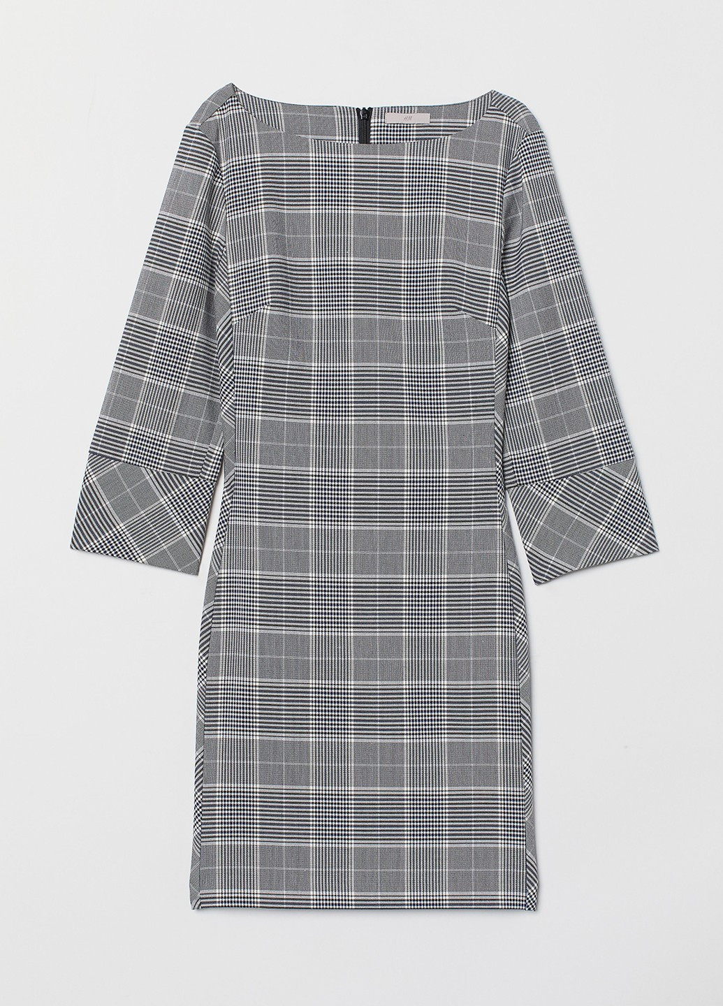 Чорно-білий кежуал сукня силуетна H&M в клітинку