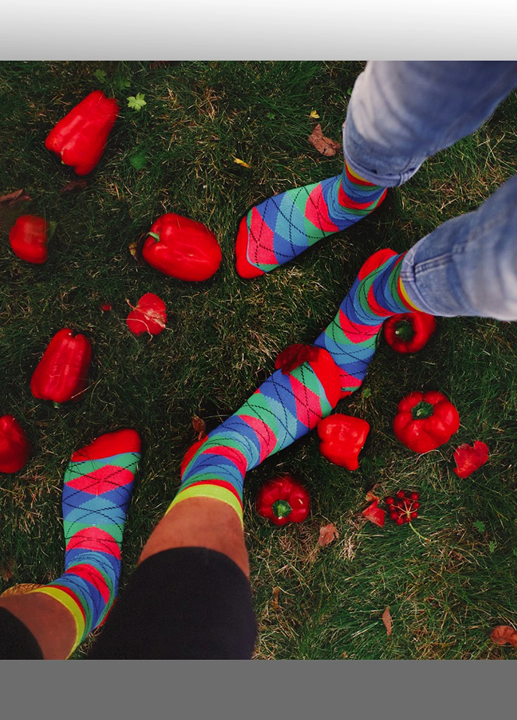 Сині носки Mo-Ko-Ko Socks геометричні (25064126)