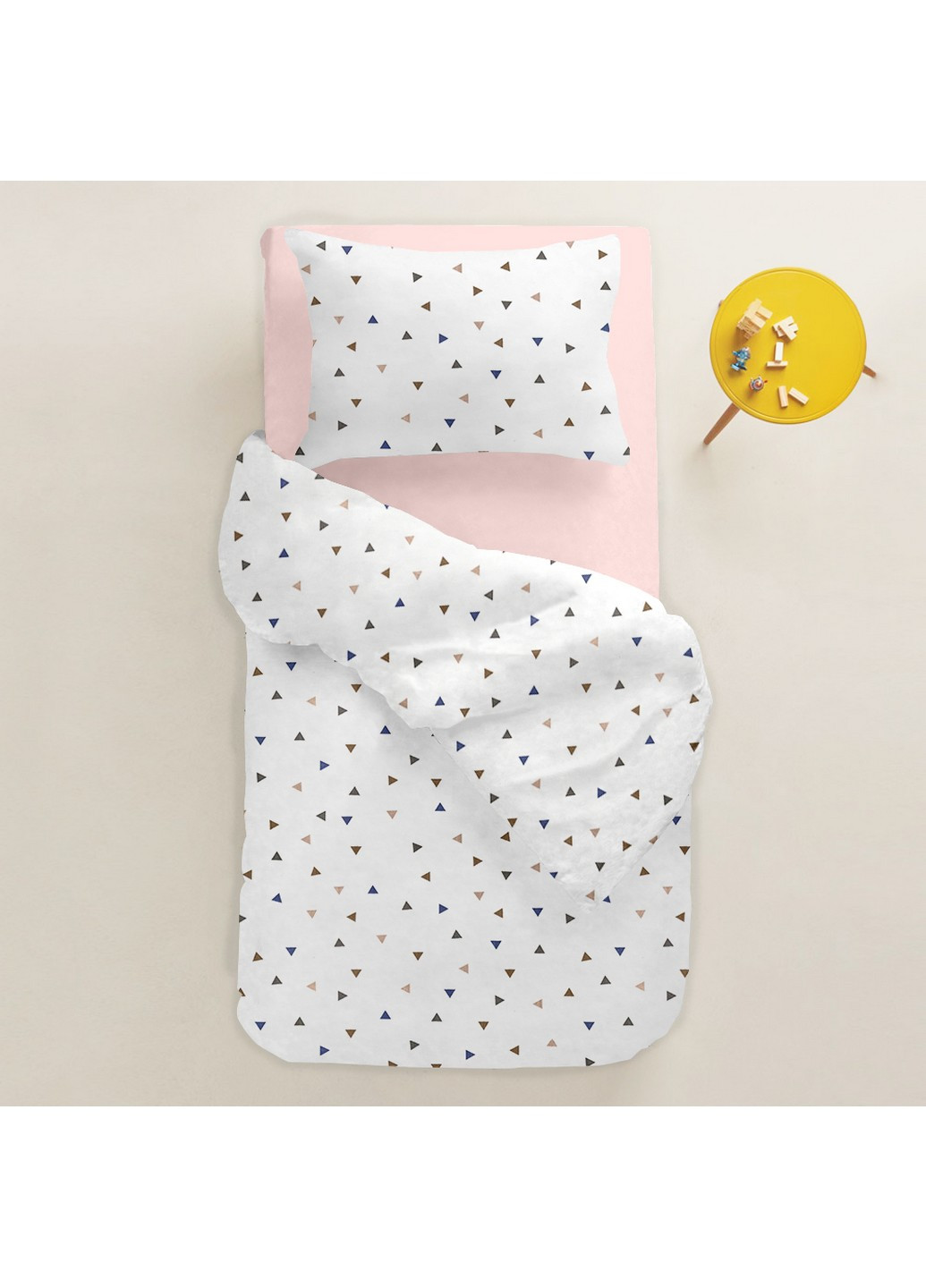 Комплект детского постельного белья на резинке Delta Color Rose 110x140 см (4822052080870) Cosas (251850303)