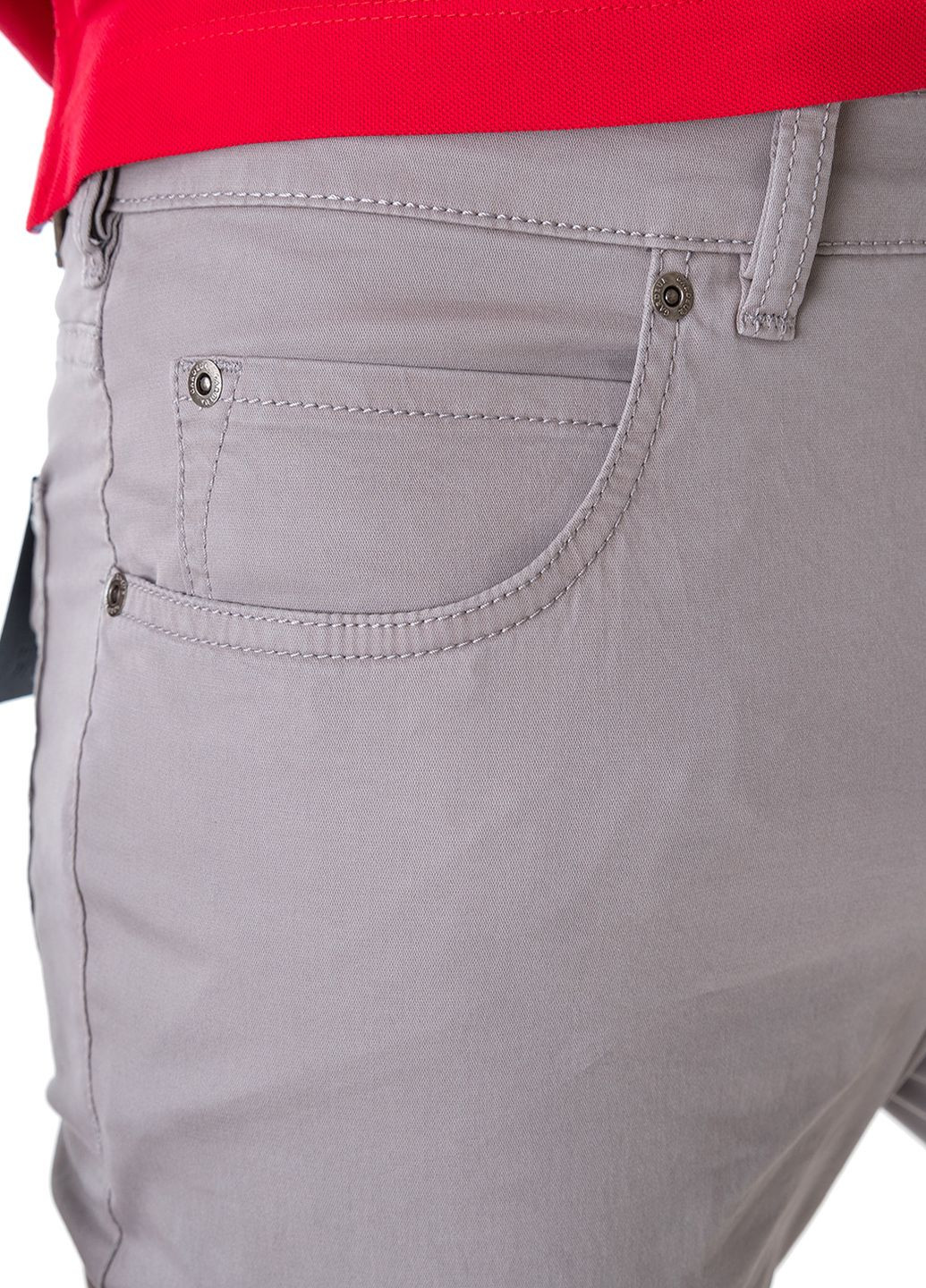 Серые летние брюки Gardeur