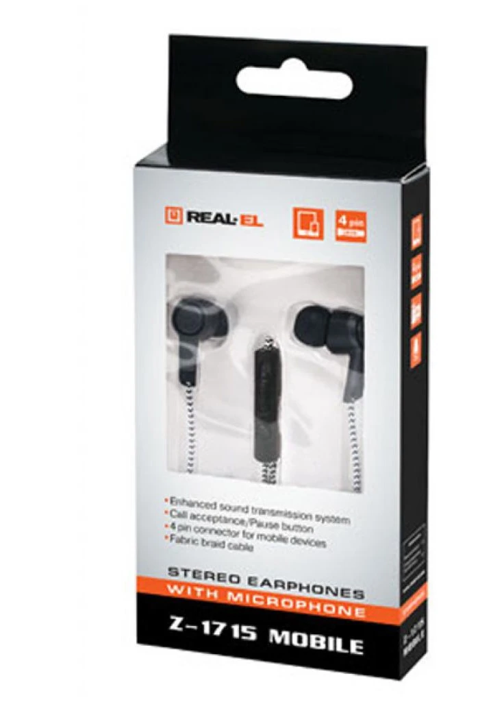 Наушники Real-El Z-1715 black (253547122)