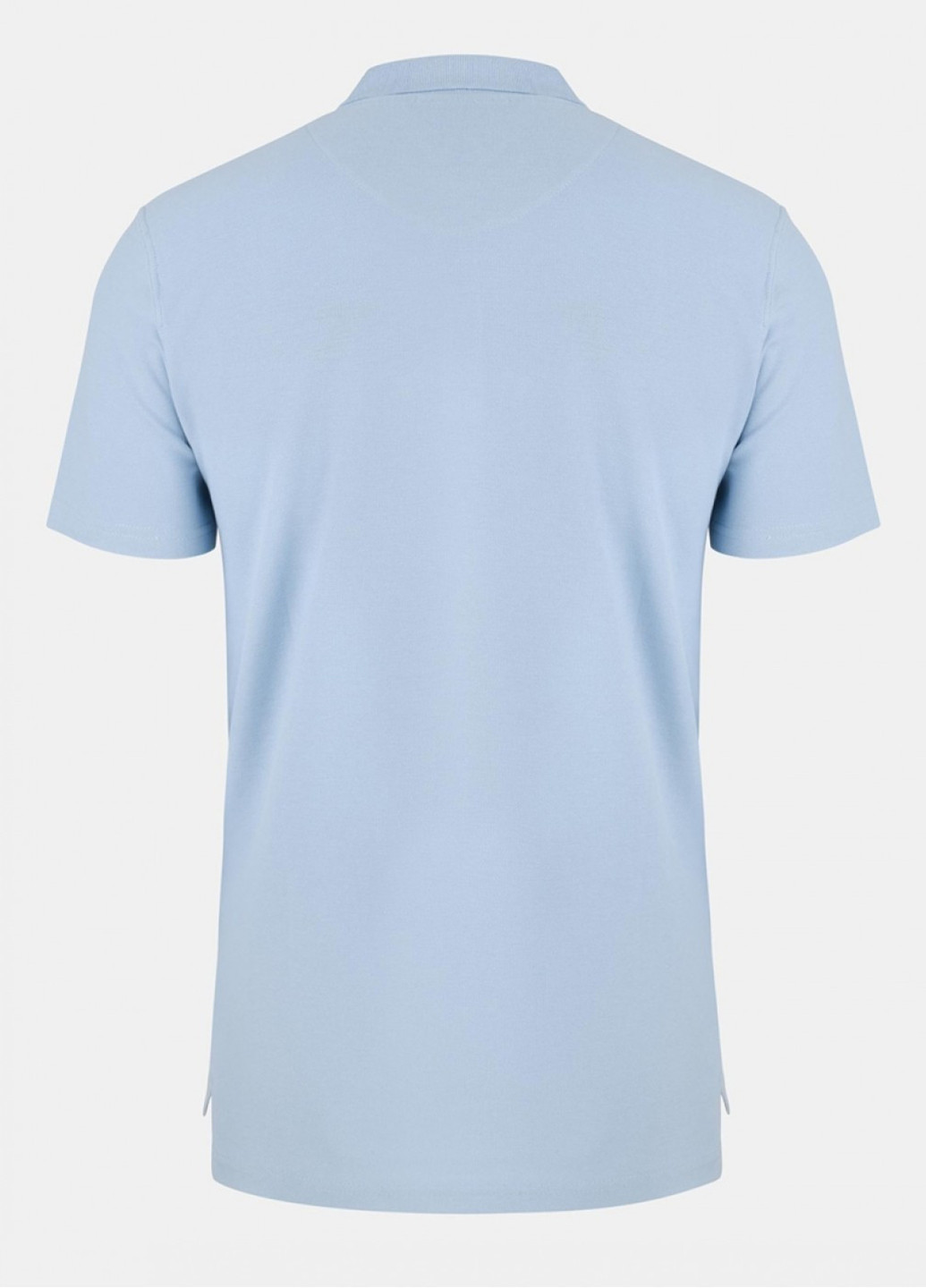 Голубой футболка-поло для мужчин Pako Lorente однотонная