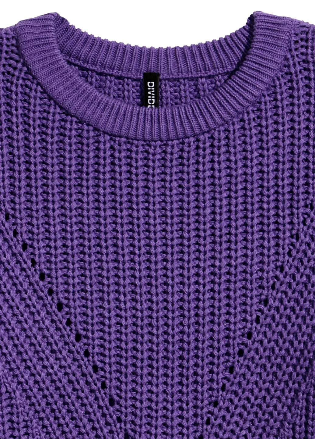 Фиолетовый зимний джемпер H&M