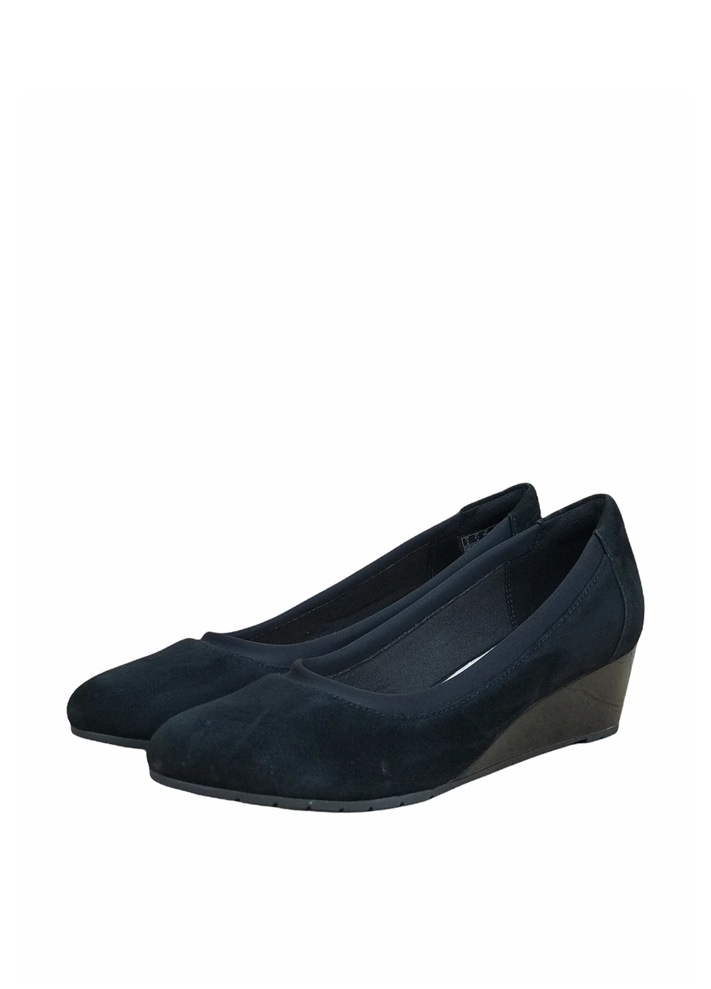 Clarks Туфлі туфлі-човники чорний з натуральна замша, — демісезон (252011328)