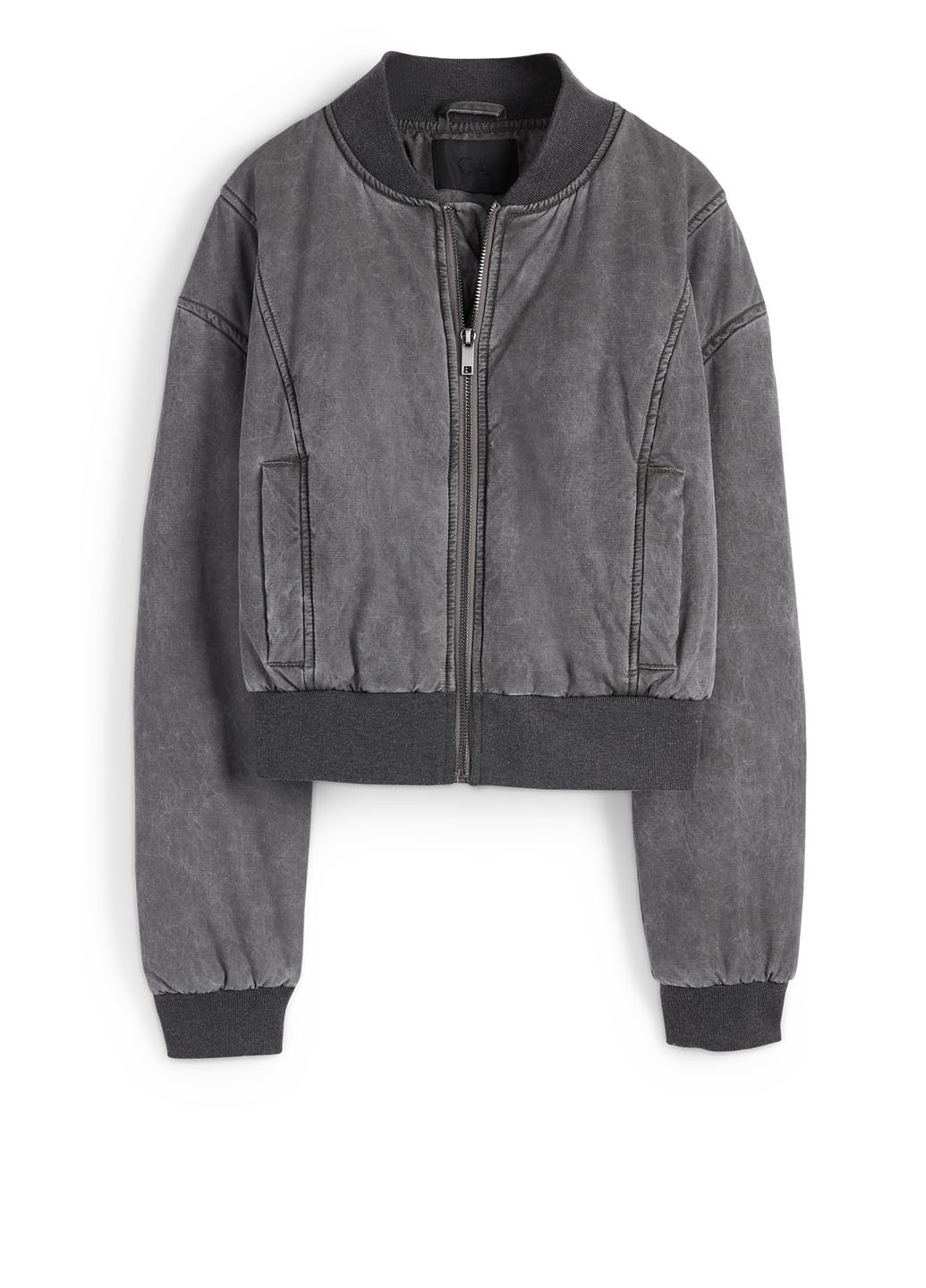 Сіра демісезонна куртка C&A