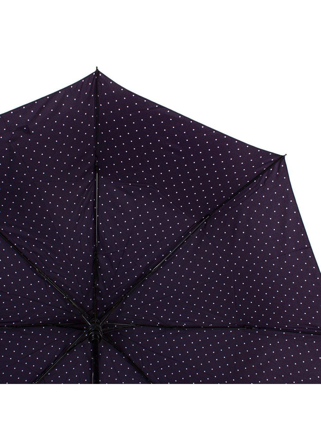 Синий женский складной зонт полуавтомат 97 см Happy Rain (232989907)