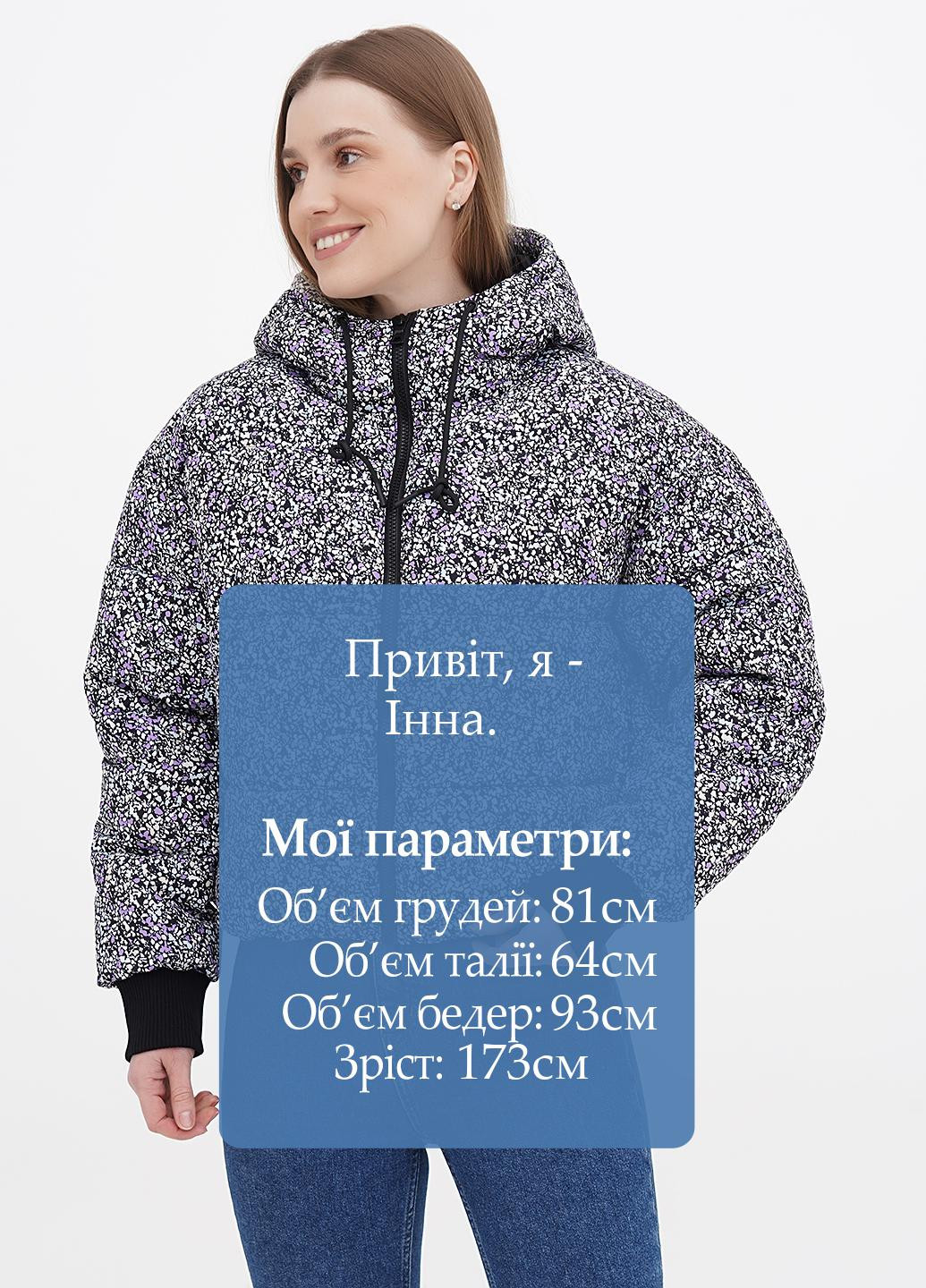Комбинированная зимняя куртка Monki