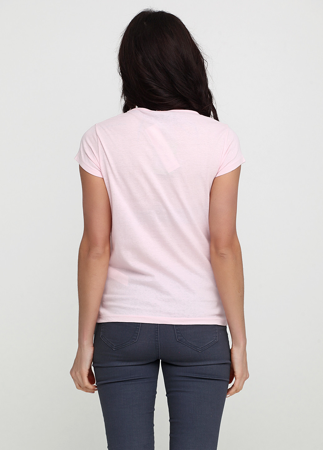 Світло-рожева літня футболка H&B