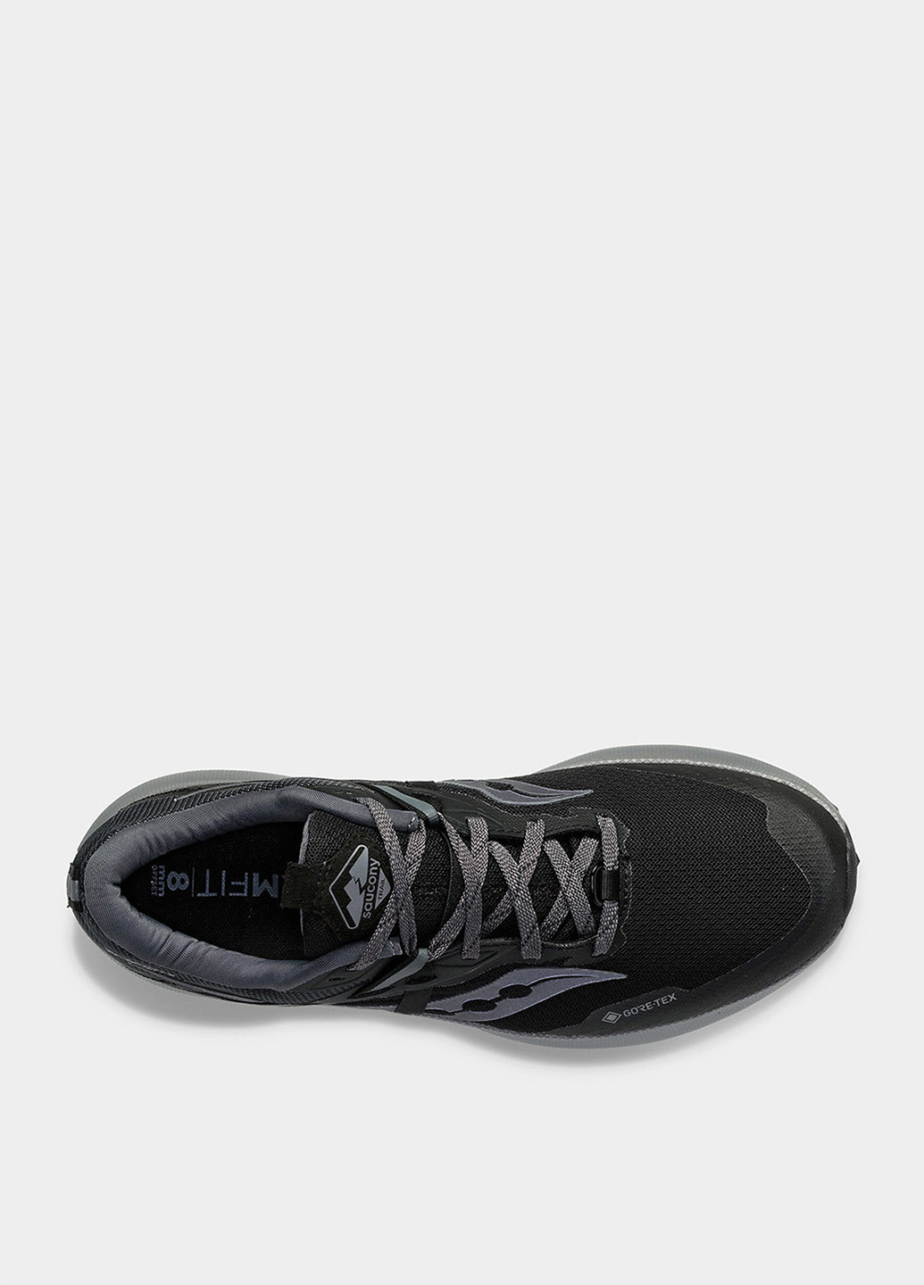 Черные всесезонные кроссовки Saucony RIDE 15 TR GTX