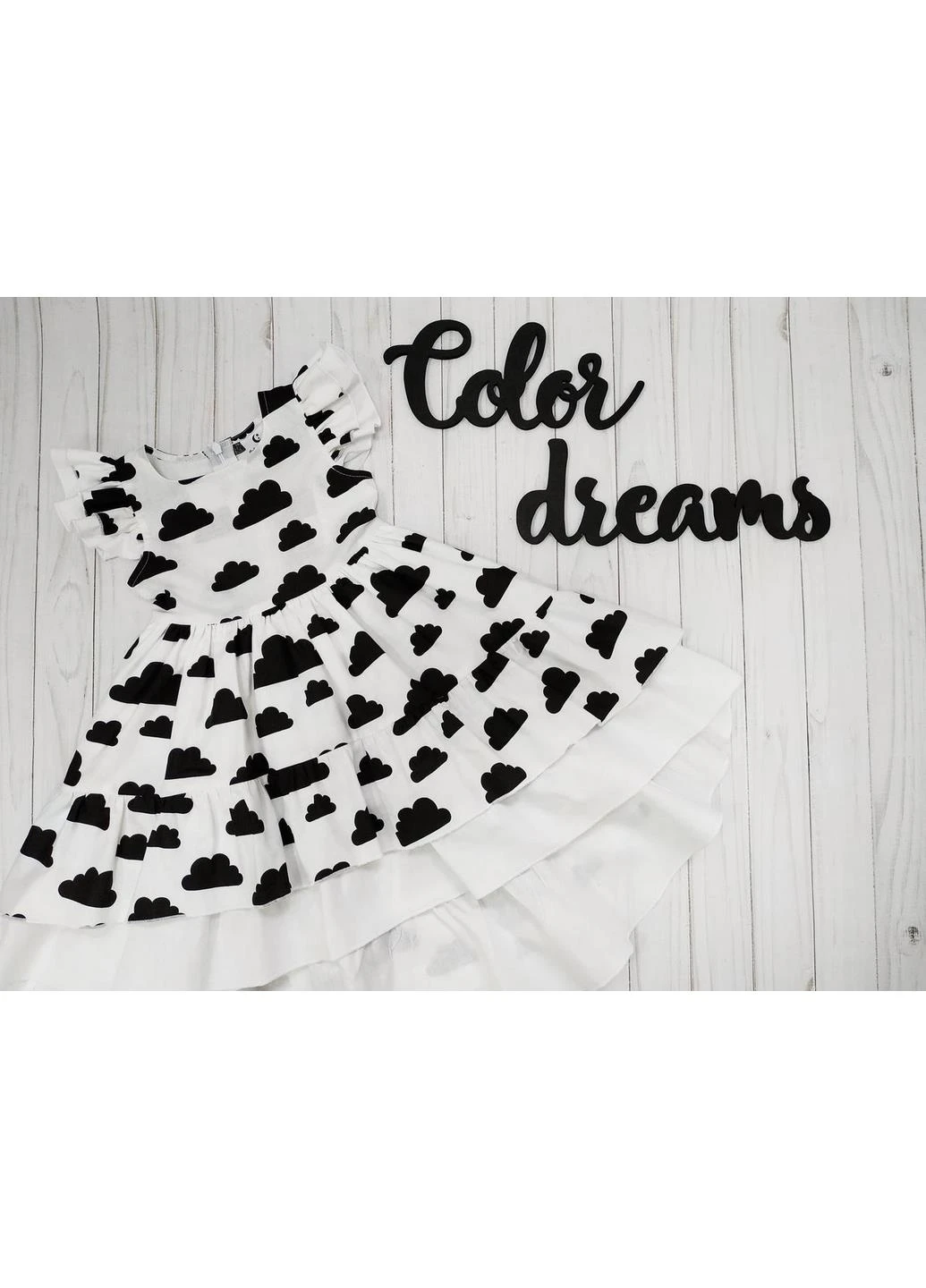 Чорно-біла футболка 10919/126 98 чорно-біле Color Dreams (223667386)