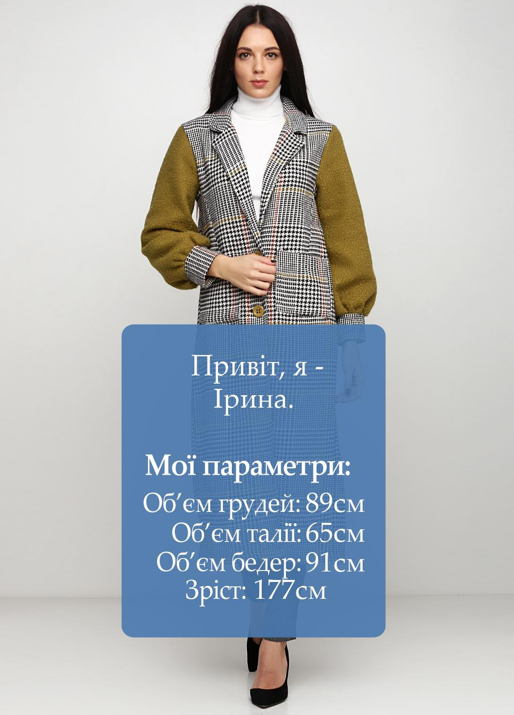 Оливковое демисезонное Пальто Y-TWO