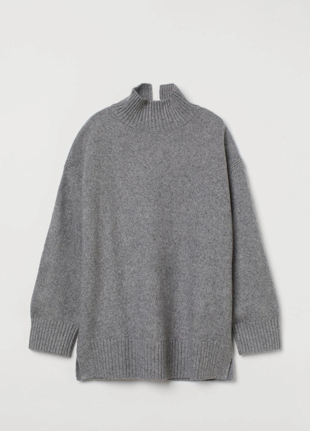 Сірий зимовий светр H&M