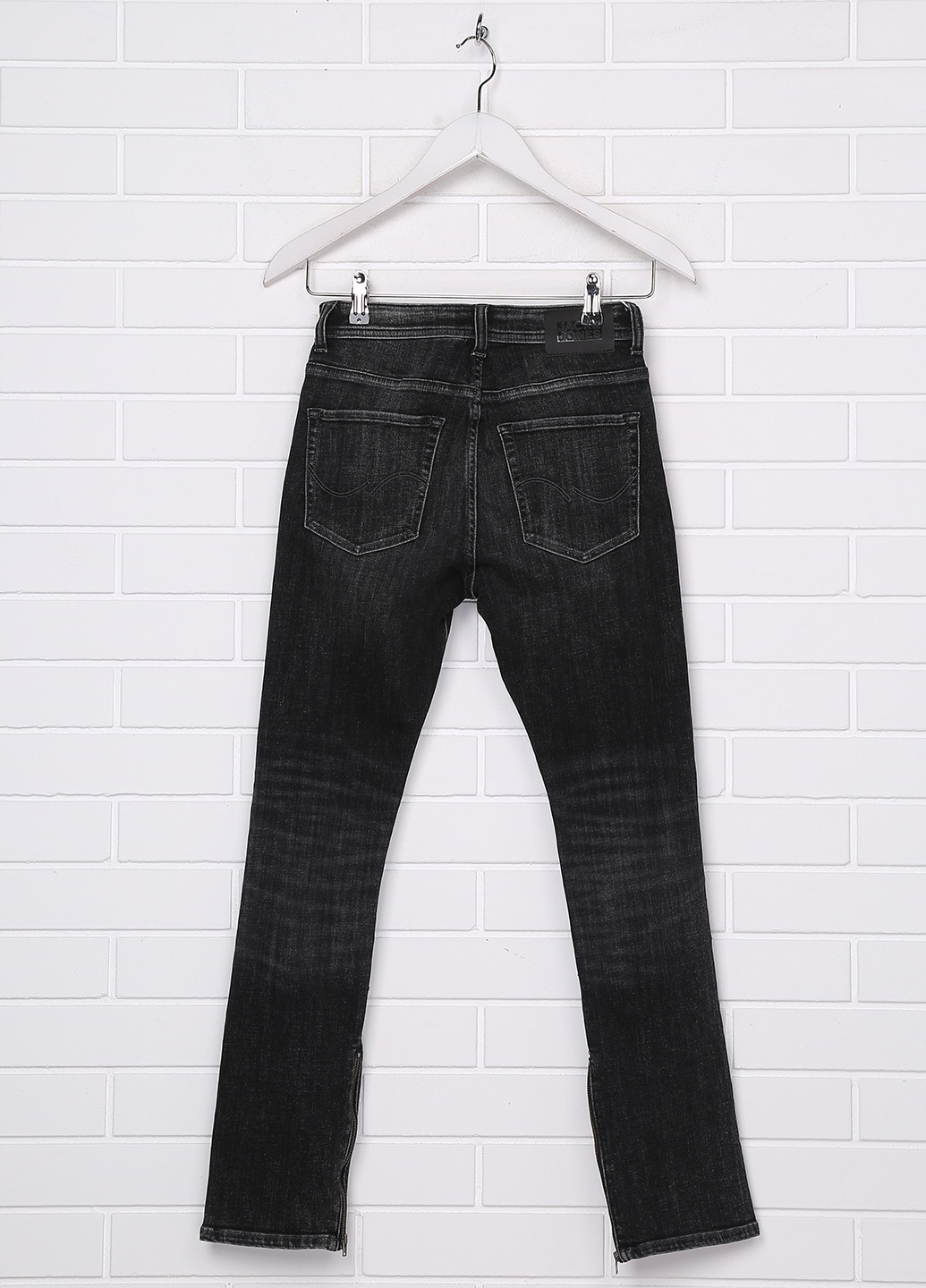 Темно-серые демисезонные прямые джинсы Jack & Jones